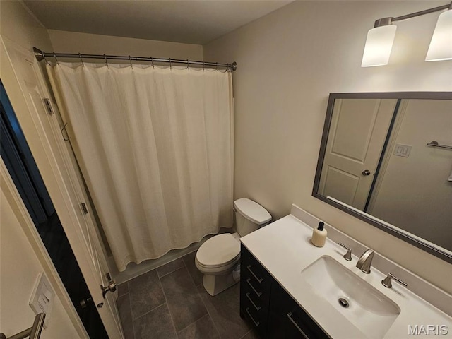 23 Hamlin Heights Dr, Hannibal, MO 63401 - full bath with vanity, tile patterned flooring, and shower / bathtub combination with curtain