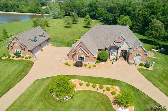 204 Logans Ct, Foristell, MO 63348 - aerial view of property and surrounding area with a large body of water