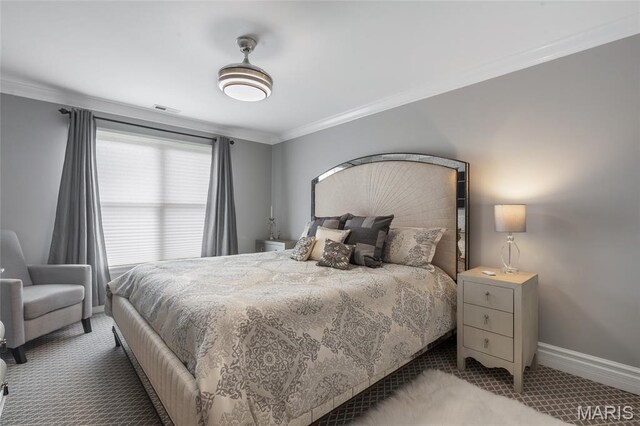 208 Ambridge Ct Unit 302, Chesterfield, MO 63017 - bedroom with ornamental molding and baseboards