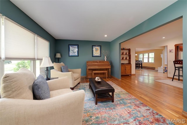 13011 Ambois Dr, Saint Louis, MO 63141 - living room with wood finished floors and recessed lighting