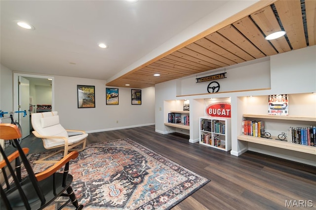 13011 Ambois Dr, Saint Louis, MO 63141 - living area featuring wood finished floors and recessed lighting