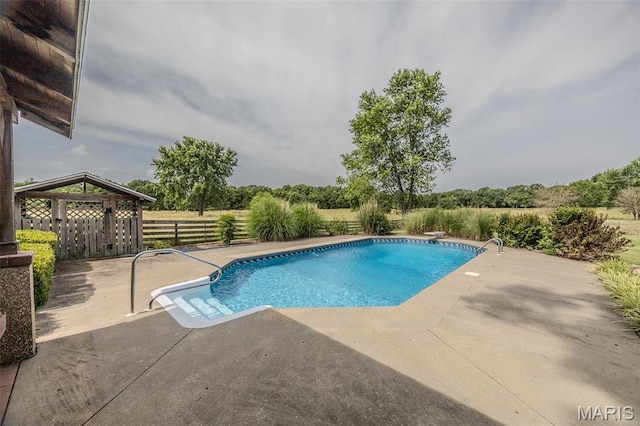16930 Grace Rd, Lebanon, MO 65536 - view of pool with a patio and a diving board