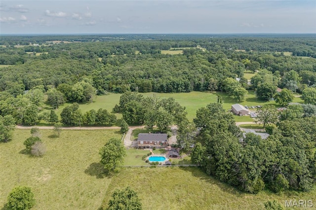 16930 Grace Rd, Lebanon, MO 65536 - aerial overview of property's location with a pool