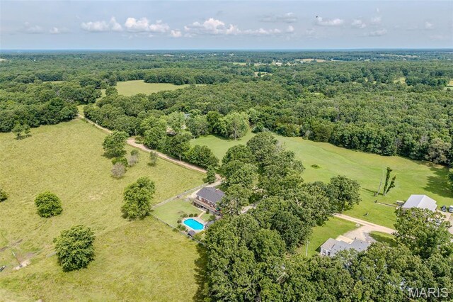 16930 Grace Rd, Lebanon, MO 65536 - bird's eye view of a heavily wooded area
