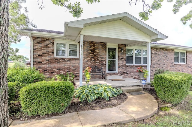16930 Grace Rd, Lebanon, MO 65536 - single story home with brick siding and a porch