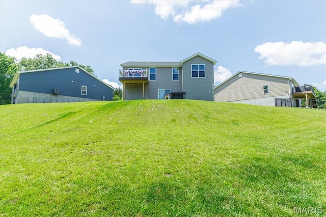 8280 Obrien Dr, Cedar Hill, MO 63016 - back of house with a yard