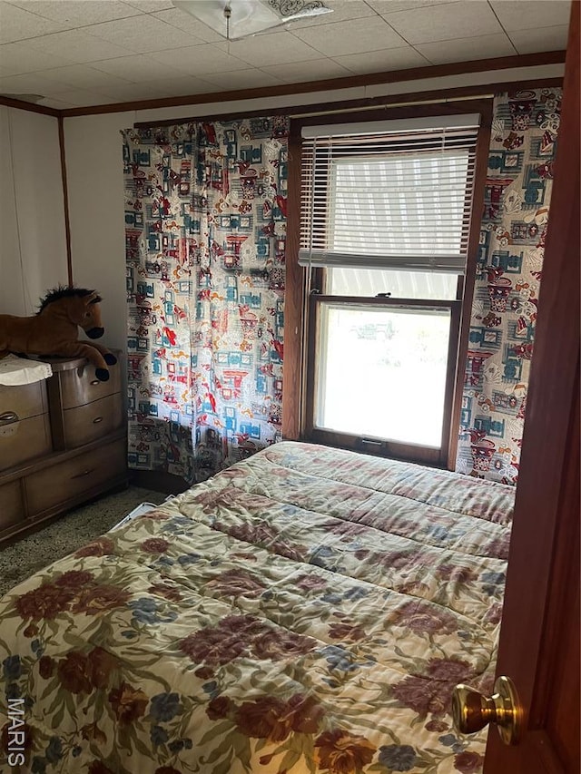 121 N 13th St, Louisiana, MO 63353 - bedroom featuring ornamental molding