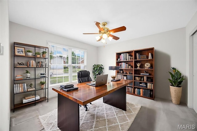 2749 Samuel Dr Unit 736A, Dardenne Prairie, MO 63368 - office with ceiling fan