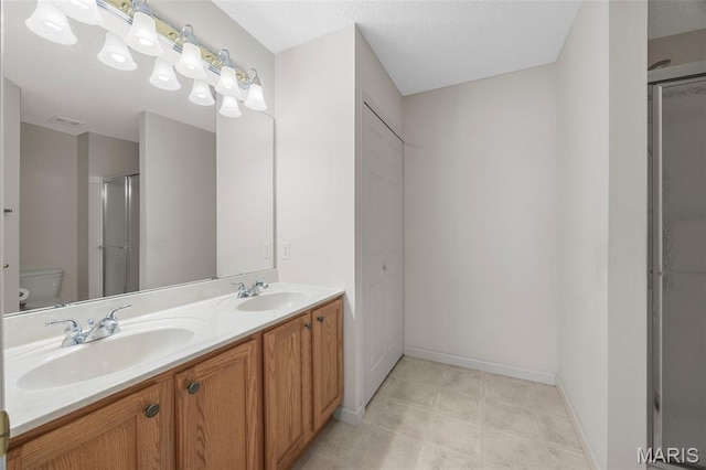 2749 Samuel Dr Unit 736A, Dardenne Prairie, MO 63368 - full bath featuring double vanity and an enclosed shower