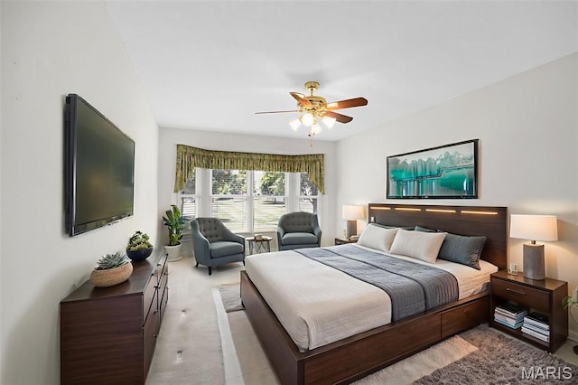 2749 Samuel Dr Unit 736A, Dardenne Prairie, MO 63368 - bedroom featuring carpet and ceiling fan
