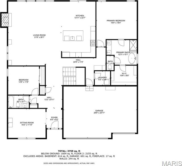 2308 Sand Cherry Dr, Wildwood, MO 63011 - view of room layout