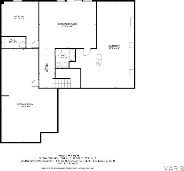 2308 Sand Cherry Dr, Wildwood, MO 63011 - view of floor plan / room layout