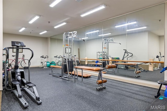 4570 Laclede Ave Unit 301, Saint Louis, MO 63108 - view of gym