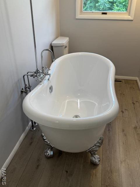 618 Houston Rd, Rolla, MO 65401 - full bath featuring hardwood / wood-style floors and a soaking tub