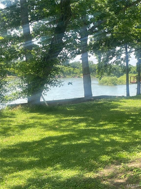 252 Trails End Way, Doniphan, MO 63935 - view of grassy yard featuring a water view