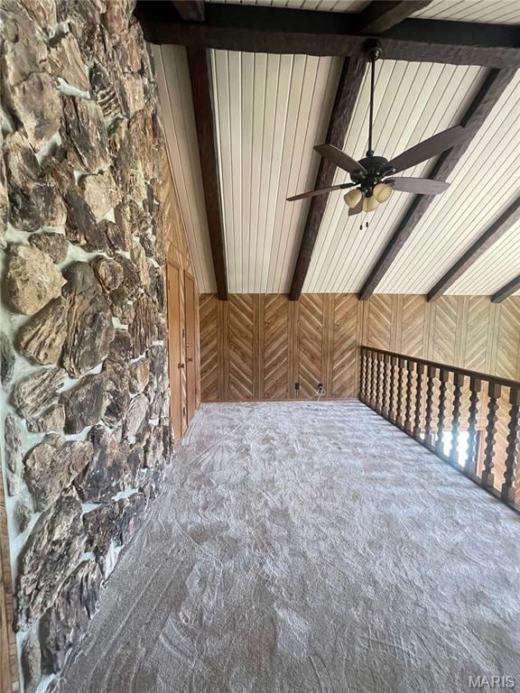 252 Trails End Way, Doniphan, MO 63935 - unfurnished bedroom with beam ceiling and carpet flooring