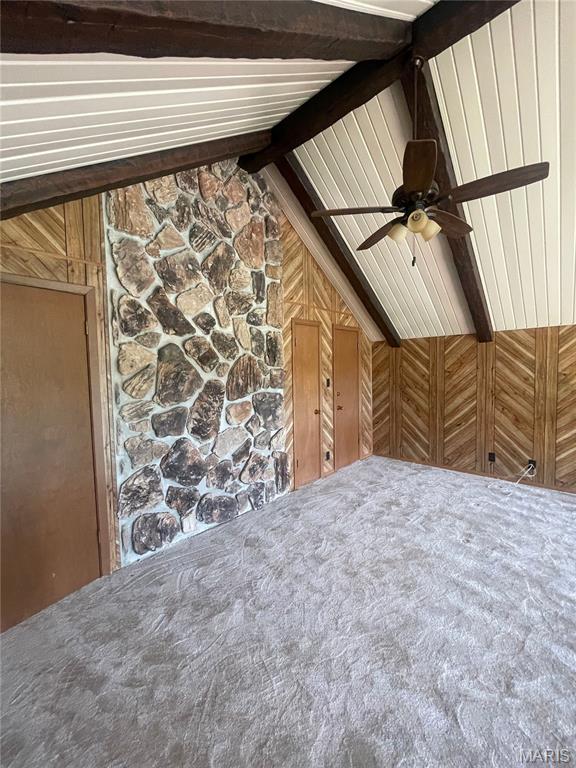 252 Trails End Way, Doniphan, MO 63935 - unfurnished bedroom with wood walls