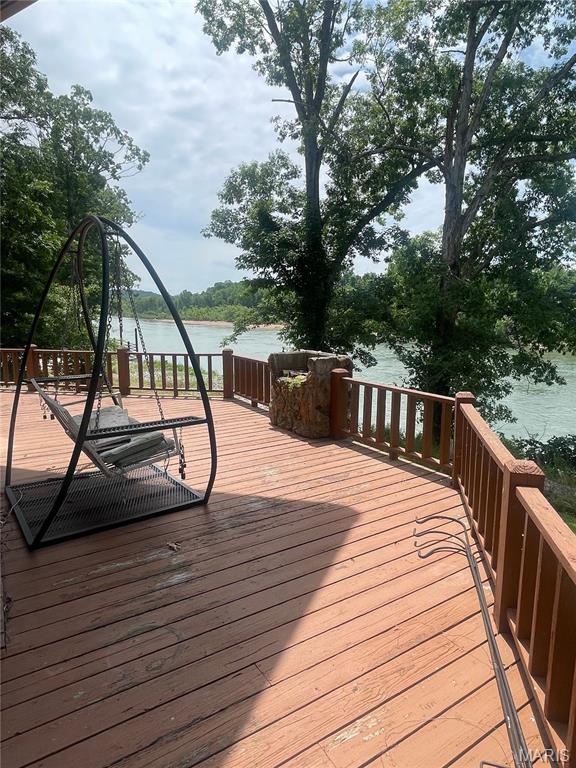 252 Trails End Way, Doniphan, MO 63935 - deck with a water view
