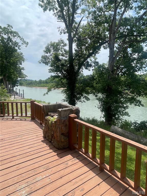 252 Trails End Way, Doniphan, MO 63935 - deck with a water view