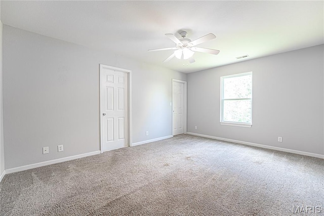 1221 Napoleon Dr, Bonne Terre, MO 63628 - unfurnished bedroom featuring carpet and a ceiling fan