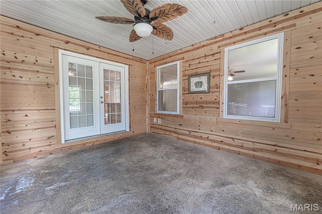 1221 Napoleon Dr, Bonne Terre, MO 63628 - unfurnished sunroom featuring french doors