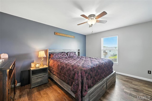 31 Kings Way Dr, Troy, MO 63379 - bedroom with wood finished floors and a ceiling fan