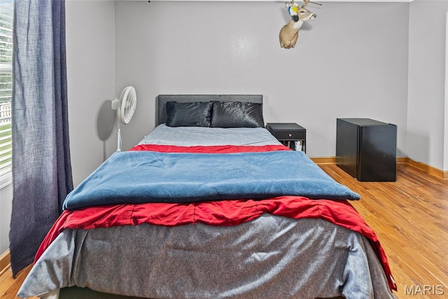 227 W Woodland Rdg, Valmeyer, IL 62295 - bedroom featuring wood finished floors and baseboards