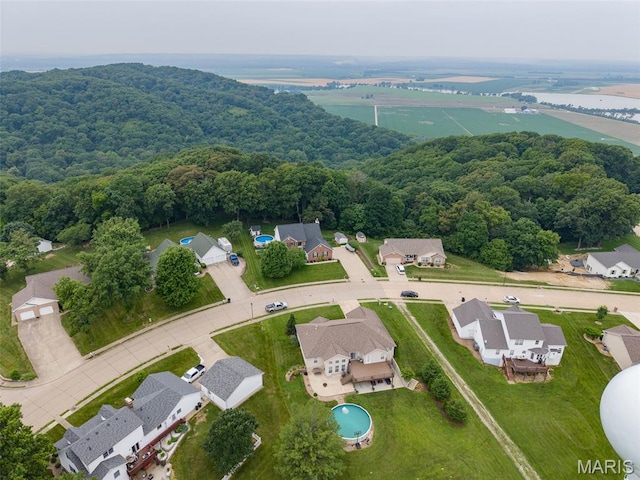 227 W Woodland Rdg, Valmeyer, IL 62295 - aerial view of property's location with nearby suburban area and a nearby body of water