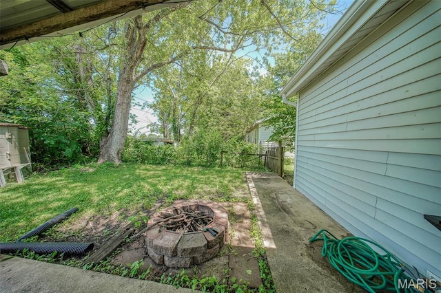 532 Christine St, St James, MO 65559 - view of yard with a fire pit