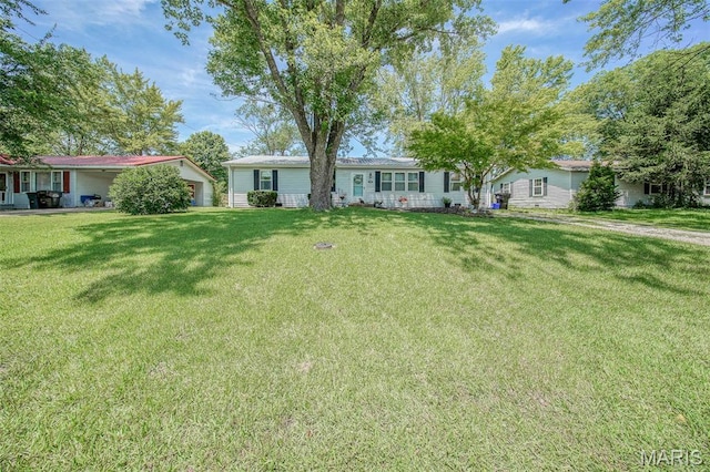 532 Christine St, St James, MO 65559 - single story home featuring a front yard and a garage