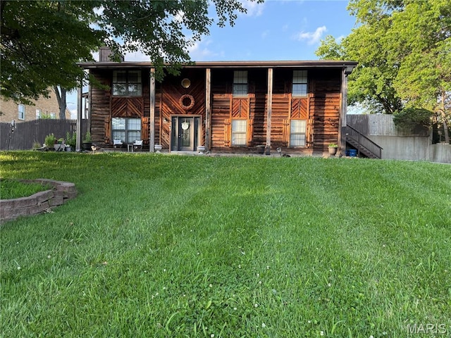 10755 Kennerly Rd, Sunset Hills, MO 63128 - view of front of house featuring a chimney