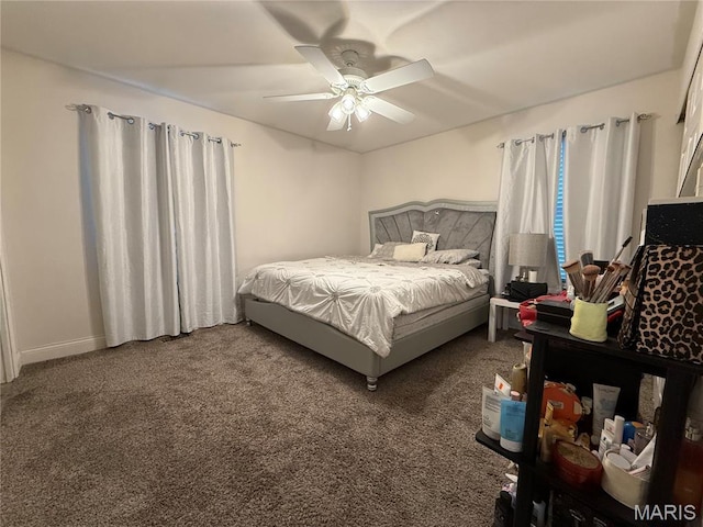 10755 Kennerly Rd, Sunset Hills, MO 63128 - bedroom featuring carpet flooring and ceiling fan