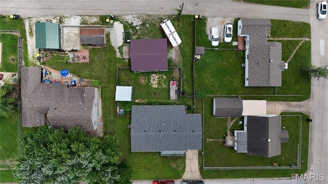 407 N 11th St, De Soto, MO 63020 - aerial view of property and surrounding area