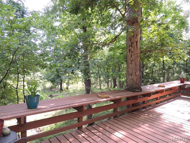 185 Hirshweg, Innsbrook, MO 63390 - view of wooden terrace