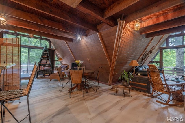 185 Hirshweg, Innsbrook, MO 63390 - living area with wood finished floors