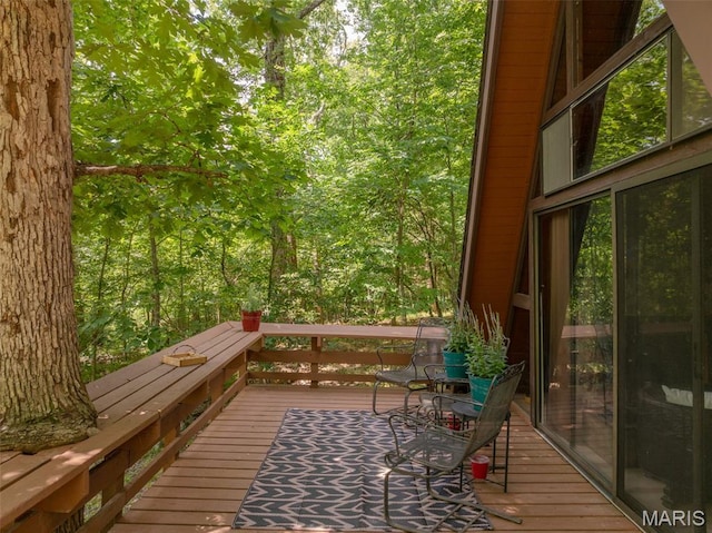 185 Hirshweg, Innsbrook, MO 63390 - view of wooden deck