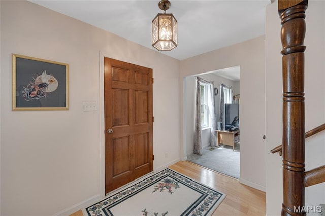 6235 Meadowlark Ln, Troy, MO 63379 - entrance foyer with baseboards and light wood-type flooring