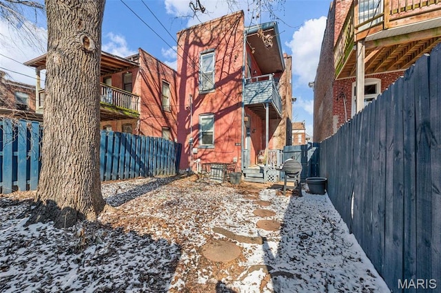 2610 Rutger St, Saint Louis, MO 63104 - view of snow covered building