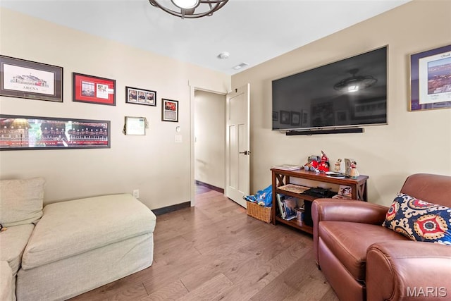 727 Madison Vly, Wildwood, MO 63005 - living room featuring wood finished floors and baseboards