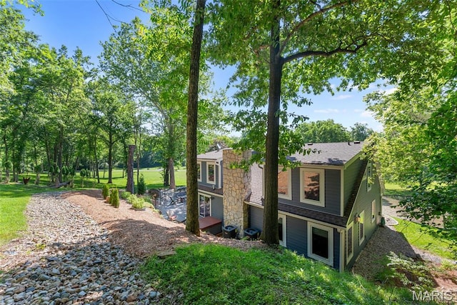 727 Madison Vly, Wildwood, MO 63005 - view of side of home featuring view of wooded area
