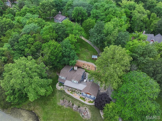 727 Madison Vly, Wildwood, MO 63005 - aerial view of property's location with a heavily wooded area