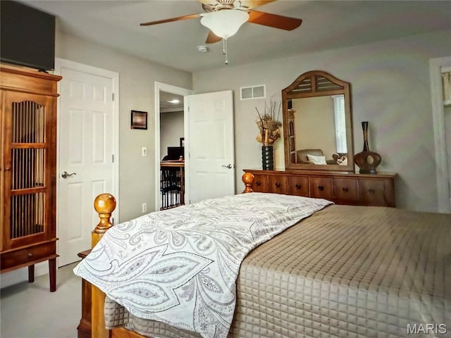 259 Meadowbrook Country Club Est, Ballwin, MO 63011 - bedroom featuring ceiling fan