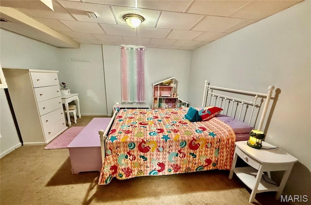 826 Birdie Ln, Jackson, MO 63755 - bedroom featuring carpet flooring and a drop ceiling
