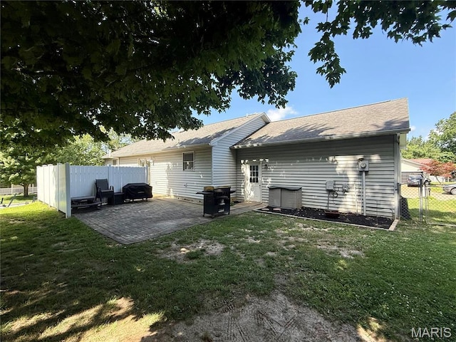 826 Birdie Ln, Jackson, MO 63755 - rear view of property featuring a patio