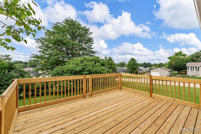 148 Castlewood Dr, Troy, MO 63379 - deck featuring a lawn