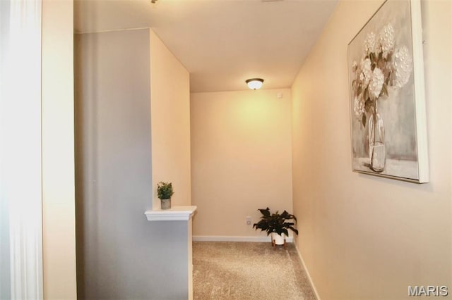 1001 Windsor Crest Ct, Cottleville, MO 63376 - hall featuring carpet and baseboards