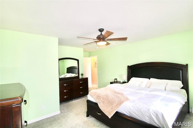 1001 Windsor Crest Ct, Cottleville, MO 63376 - bedroom with carpet floors and a ceiling fan
