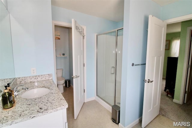 1001 Windsor Crest Ct, Cottleville, MO 63376 - bathroom with vanity and a stall shower