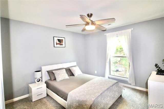 1001 Windsor Crest Ct, Cottleville, MO 63376 - carpeted bedroom with baseboards and a ceiling fan