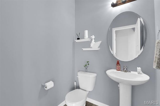 1001 Windsor Crest Ct, Cottleville, MO 63376 - half bathroom with toilet and a sink